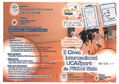 II Clinic Internacional UCASPORT de Ftbol Sala