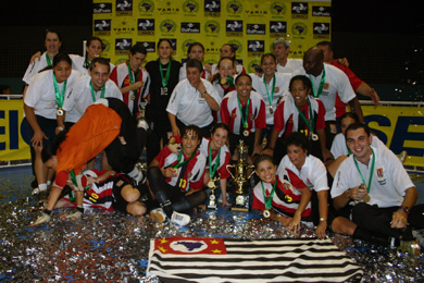 Paulista selection celebrating the victory! (Photo courtesy: Beto Costa - CBFS)