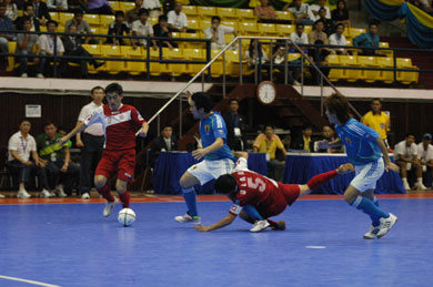 (Photo courtesy: Abdul Rahim - Tabloid Futsal Indonesia)