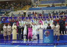 Japan, AFC Futsal Championships 2012 Winner (Photo courtesy: Kenji Zama)