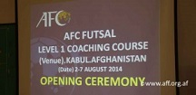 Afghanistan hosts the first AFC Futsal course ...