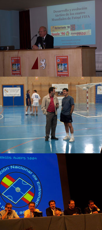 Photo 1: Fernando Larranaga - Photo 2: Jesus Candelas and Francisco Beltrn - Photo 3: Debate on the team management (Photo courtesy ANEFS)