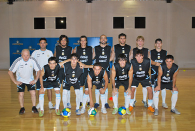Argentina ready for the Odesur Games (Photo courtesy: Sebastian Larocca - Pasion Futsal)