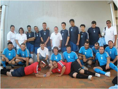 Futsal 4 all at the Nationals  Athletes with Disabilities in Canberra (Photo courtesy: Futsal 4 All - NSW)