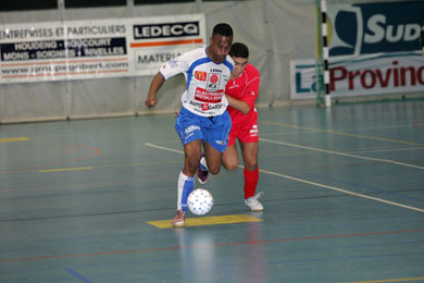 Junkies Frameries vs Hasselt (Photo courtesy: Benot Bouchez - Futsal Echo)
