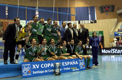 Boomerang Interviu, XV Copa de Espaa winner (Photo courtesy: www.lnfs.es)
