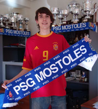 Borja back in the national team (Photo courtesy: PSG Mostoles)