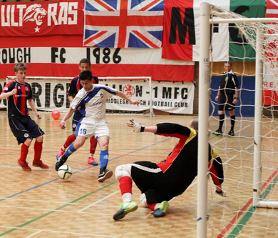 Middlesbrough vs Manchester 3-2 (Photo courtesy: Middlesbrough Futsal Club)