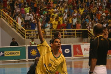 Valdin scored the first goal for Brazil (Photo courtesy: Zroza Filho - CBFS)