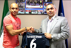 Cio, new player of Foolad Mahan (Photo courtesy: Mehr - Persian League)