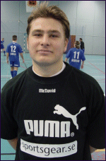 Calle Jonsson (Tyres FF), topscorer (Photo courtesy: http://www.futsal.se)