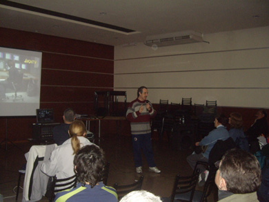 Vicente De Luise during the clinic in Rosario (Photo courtesy: Vicente De Luise)