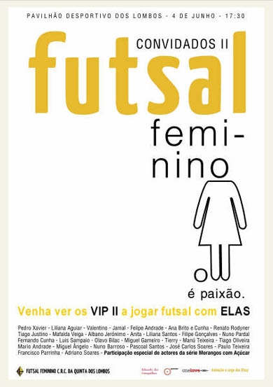 Futsal Feminino  paixo (Photo courtesy: Quinta Dos Lombos)