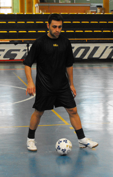 Douglas Corsini training in Colleferro (Photo courtesy: Lazio Colleferro)