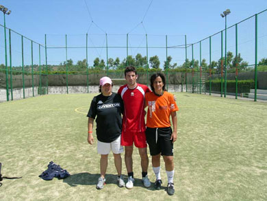 Goalkeepers Futsal Course in Bacoli: Nicoletta Sergiano, Fabrizio Bombelli and Cinzia Taglialatela