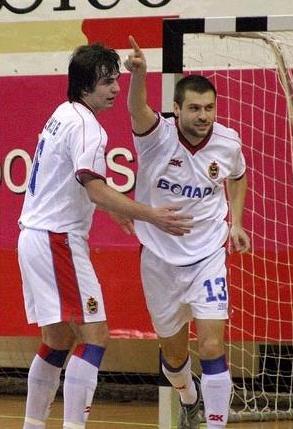 The Ukranian national team player Artem Kovalev celebrating his goal  (Photo courtesy: CSKA)
