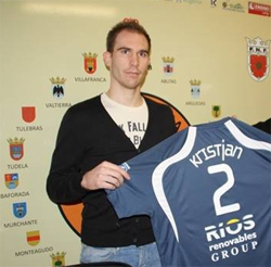 Kristjan Cujec (Photo courtesy: Ribera Navarra Official Web Site)