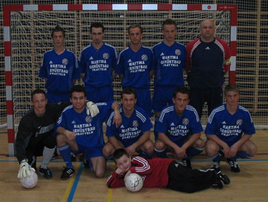 NK Dinamo Mhlin, first title of the season! (Photo courtesy Alberto Pastor - Swiss Futsal)