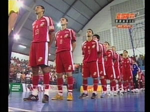Before the match: ECB/So Bernardo  (Photo courtesy: www.futsal.com.br)