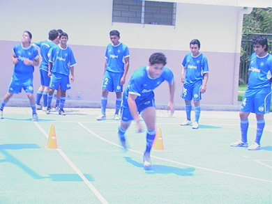 Training sessions in the Complejo Deportivo of Tonacatepeque (Photo courtesy: Federación Salvadoreña de Fútbol)