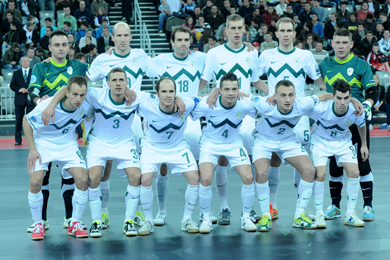 Slovenian National Team (Photo Futsalplanet.com)