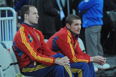 Alvaro and Cristian, no room for them in the first game (Photo Futsalplanet.com)