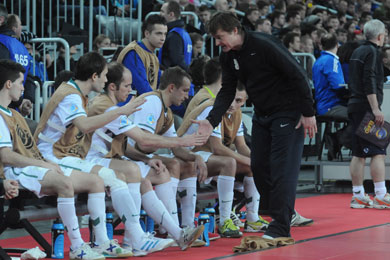 Andrej Dobovicnik: well done guys! (Photo Futsalplanet.com)