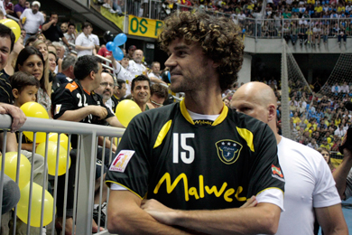 Even Guga Kuerten was there to support Malwee! (Photo courtesy: CBFS)
