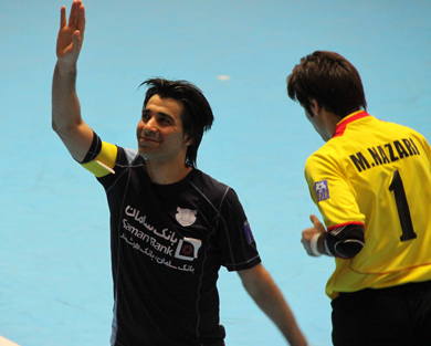 Good friends are basic in life: Vahid Shamsaee and Mostafa Nazari (Photo courtesy: Damian Briggs)