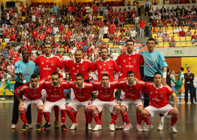 SL Benfica: UEFA Futsal Cup Winner 2009/2010 (Photo courtesy: Luis Neves)