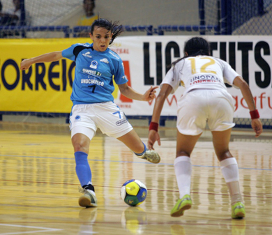 Vanessa in style. Long life to women futsal! (Photo courtesy: Female Futsal)