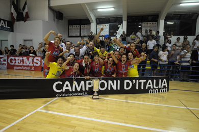 Città di Montesilvano Women Futsal Club, italian futsal champions 2010/2011 (Photo courtesy: Montesilvano c5)