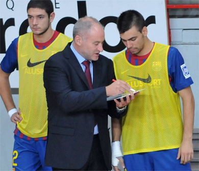 Private lessons: Marc Carmona and Sergio Lozano (Photo courtesy: Enrique Serrano - Golsala.com)