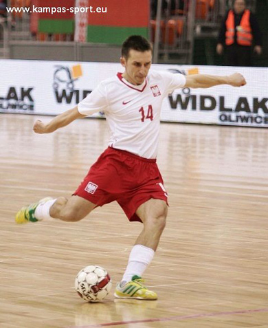 Bartosz Leszyk scored the first goal for Poland (Photo courtesy: Kamil Pastusiak - Sports Photography Agency KamPas Sport)