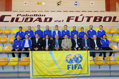 Coaching FIFA instructors (Photo courtesy: Rubio/FIFA)