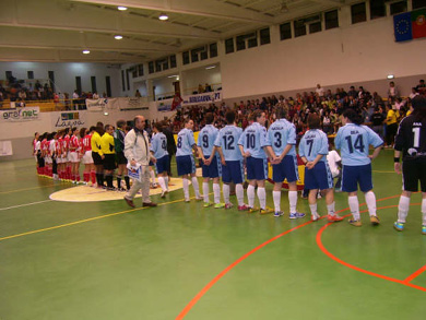 SL Benfica and FSF Tecnocasa Mostóles, one more battle after the Copa Iberica! (Photo courtesy: Kebrostress)