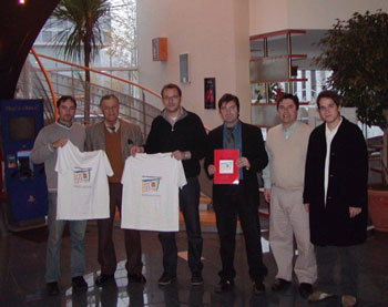 Dominik Tronnier, Ciro Fontão, Luca Balduzzi, Alberto Pastor, Joaquim de Oliveira and Ciro Neto (Photo courtesy: FPFS)