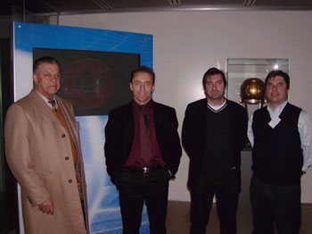 Ciro Fontão, Laurent Morel, Alberto Pastor and Joaquim de Oliveira (Photo courtesy: FPFS)