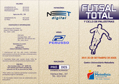 Futsal Total - 1 Ciclo De Palestras