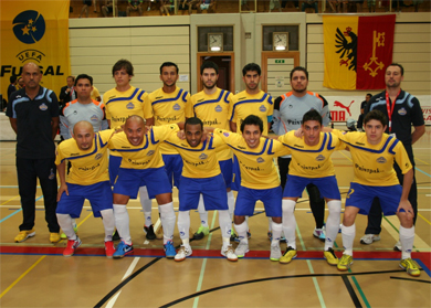 The hosts: Geneva Futsal, swiss champions 10/11 (Photo courtesy: Sergey Lysenchuk)