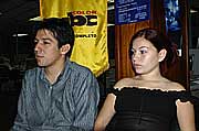 Heberto Gimenez with his wife (Photo courtesy: http://www.abc.com.py)