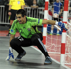 Gustavo Paradeda, new keeper of Dinamo Moscow (Photo courtesy: AMFR)