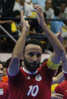 Reza Heidarian (Photo courtesy: Tabloid Futsal Indonesia)