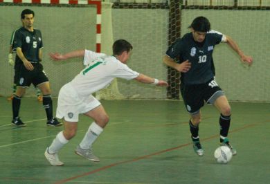 During the match - 3 (Photo courtesy: Kostas Chrisafis - Mini Football News magazine & futsalhellas.gr)