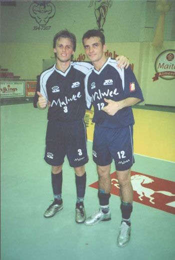 Martin Hernandez with Falco