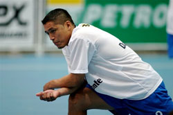 Indio, first match with Ulbra (Photo courtesy: Photo&Grafia Comunicao )
