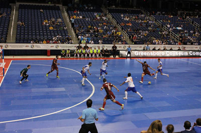 Falcao Winds Up For A Shot On Goal (Photo courtesy: Kathleen George)