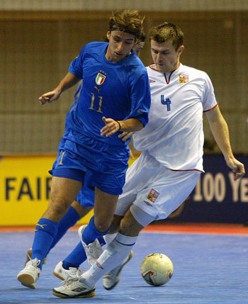 Dud Morgado vs David Levcik during Cze-Ita (Photo courtesy: Leadtek Sports)