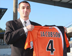 Andrew Jacobson (Photo courtesy: Lorient FC Web Site)