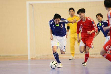 Shota Hoshi running fast (Photo courtesy: JFA)